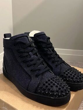 Louboutin high top sneakers